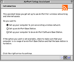 AirPort Setup Assistant