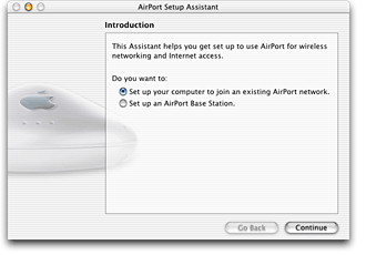 AirPort Setup Assistant