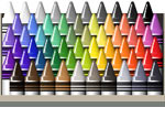 color crayons