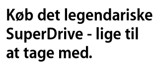 K&oslash;b det legendariske SuperDrive - lige til at tage med.