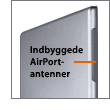 Indbyggede AirPort-antenner