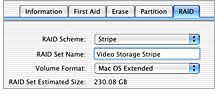 RAID-indstilling i Mac OS X