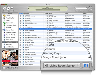 AirTunes. iTunes uden kabler.