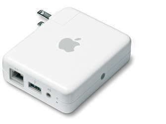 Vi præsenterer AirPort Express med AirTunes. Til Mac + pc.