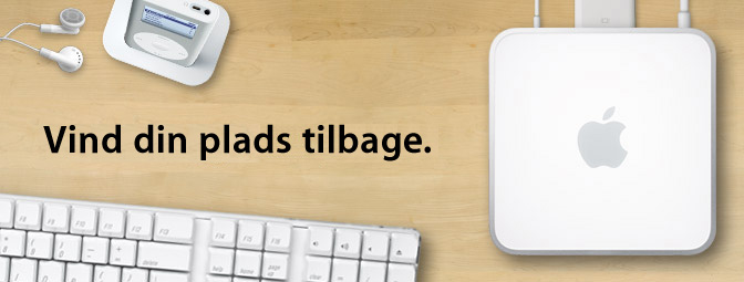 Vind din plads tilbage.