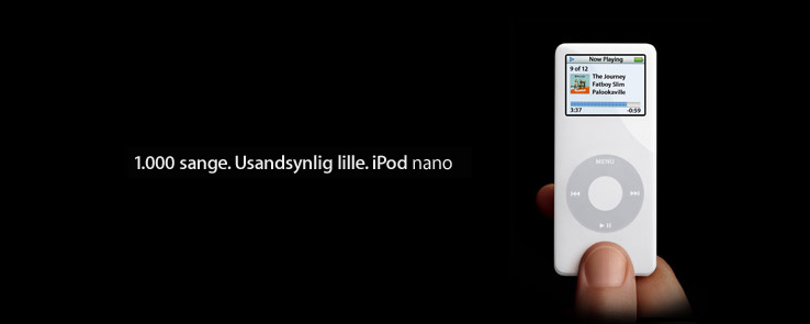 Revolutionen er i dine hnder. iPod nano