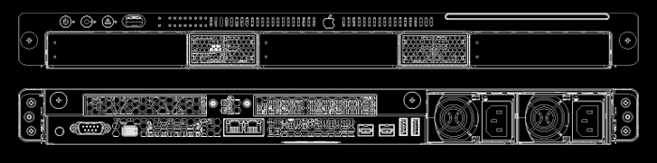 Xserve engineering diagram