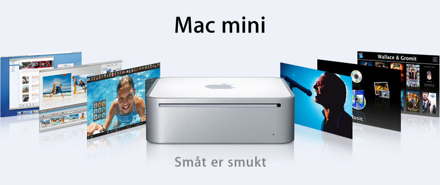 Mac mini. Småt er smukt.