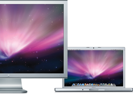 Cinema Display og MacBook Pro
