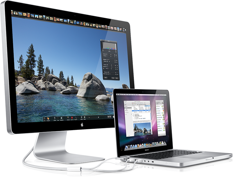 LED Cinema Display og MacBook