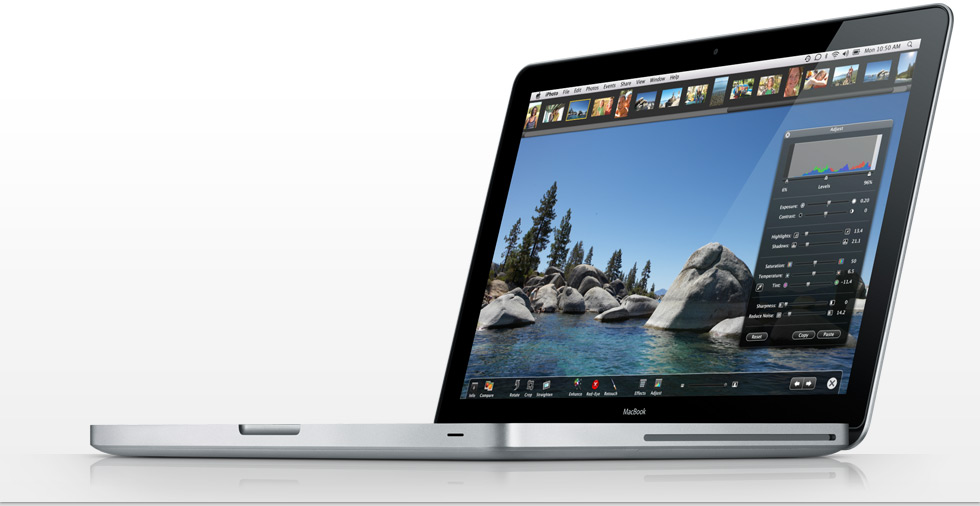 Bærbar MacBook-computer med Mac OS X