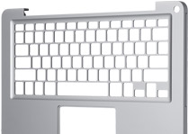 MacBook-computer med unibody-kabinet af aluminium