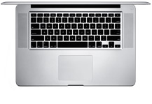 Bærbar MacBook Pro-computers pegefelt