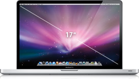 17-inch MacBook Pro showing display.