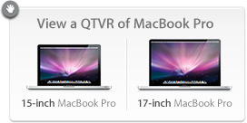 View a QTVR of MacBook Pro