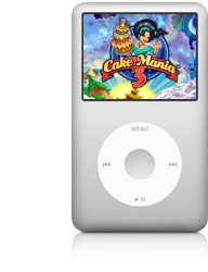 iPod classic med Cake Mania