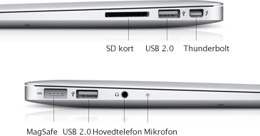 Apple - Air - Sammenligning af 11" og 13" MacBook Air.