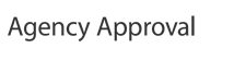 Agency Approval