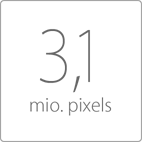 3,1 mio. pixels