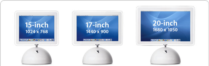 3 iMacs