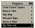 On-the-go playlists