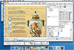 QuarkXPress screen